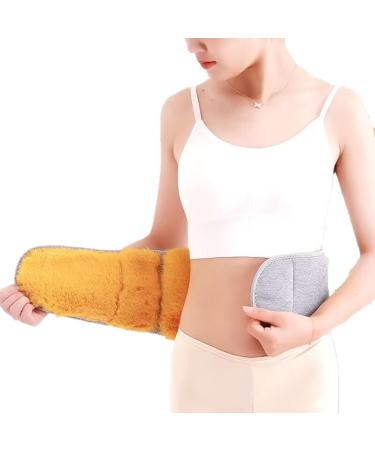 Winter Thicken Thermal Waist Warmer Back Brace Men Women Elderly Lumbar Support Belt Therapy Warm Abdominal Protector Stomach Body Wrap Band (Size : XL/X-Large)