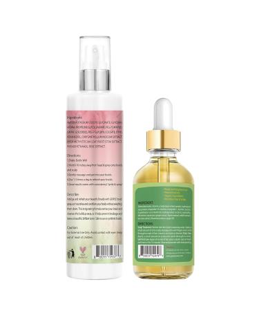 Braid Spray Rose Mint for Dreads Dreadlocks - Braids Locks Spray Rose Water Braiding Spray for Locs Dull Hair Shine & Lightweight - Loc Spray for Box Braids Rosemary Oil for Hair Growth Hair Bonnet 2.27 Fl Oz (Pack of 3) - Buy Online on GoSupps.com