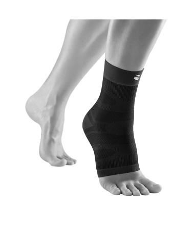 Bauerfeind Sleeve for your ankle "Sports Compression Ankle Support" 1 Unisex ankle bandage with compression ankle protection for running fitness and ball sports right & left -wearing XL Black Black