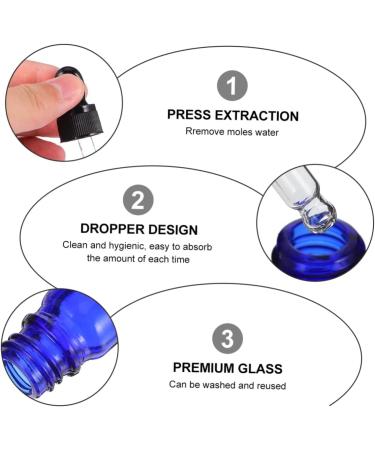 NOLITOY 20 Sets Glass Dropper Essential Oil Bottles | Premium Smoke Oil Bottles for Aromatherapy | International Shipping Available - Buy Online on GoSupps.com