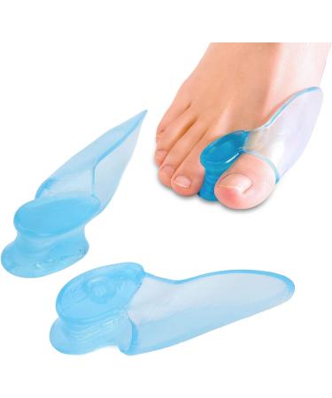 Milltrip Soft Toe Separator Bunion Corrector - Washable & Reusable Silicone Bunion Cushion for Big Toe - Relieve Pain & Protect Toe - Buy Online on GoSupps.com
