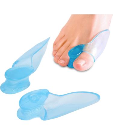 Bunion Corrector - Silicone Bunion Cushion & Big Toe Separator for Men & Women | Washable & Reusable - Blue - Buy Online on GoSupps.com