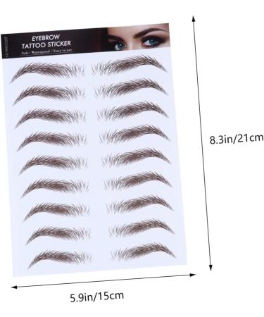 Ipetboom 4pcs Men Women Shaping Eyebrow False Like Hair for D Stimulation Water Female Eyebrows Brow - Buy Online on GoSupps.com