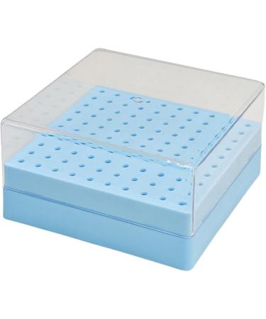 Porte-forets de manucure portable 100 conteneurs transparents pour salon ou usage domestique bleu - Buy Online on GoSupps.com