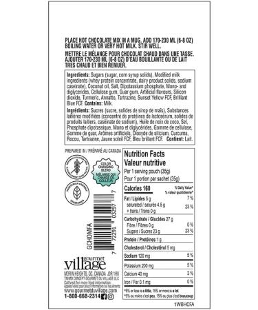 Gourmet du Village White Hot Chocolate Fairy Dust - Buy Online on GoSupps.com