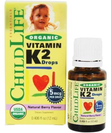 ChildLife Essentials Organic Baby Bundle - Vitamin D3 & K2 Berry Liquid + Gripe Water | USDA Certified Organic Natural Relief for Babies - Buy Online on GoSupps.com