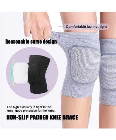 VOPHIA Dance Knee Pads - 3 Pairs Non-Slip Elastic Volleyball & Yoga Knee Brace Support for Women Girls & Dancers - Medium Sponge Protector Guards - Buy Online on GoSupps.com