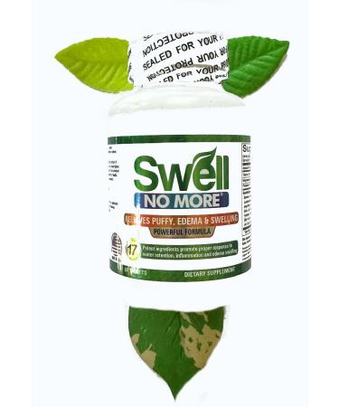 Swell No More for Water Retention Dietary Supplement 60 Tablets Relieves Puffiness Edema and Swelling