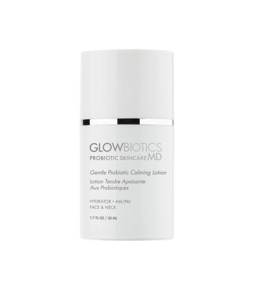 Glowbiotics Gentle Probiotic Calming Lotion: Lightweight Face Moisturizer Non-Greasy Daily Hydration with Hyaluronic Acid Vitamin E and Shea Butter for Women and Men
