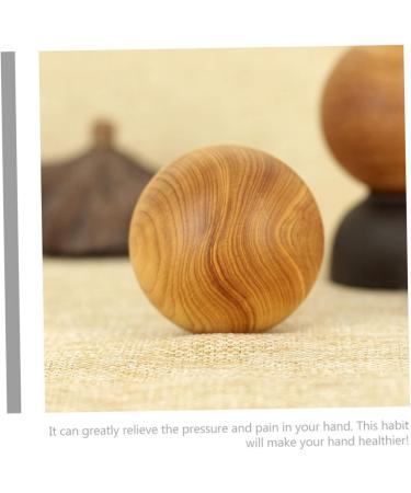 Beavorty 4-Piece Massage Globe Set - Wooden Hand & Foot Massage Balls for Stress Relief & Hand Exercises - Buy Online on GoSupps.com