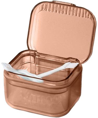 Buy Nakylucy Prosthesis Case | Multifunctional Holding Container for Retainers Mouth Guards & False Teeth - Sieve & Night Cleaner Bath Box in Apricot - Buy Online on GoSupps.com