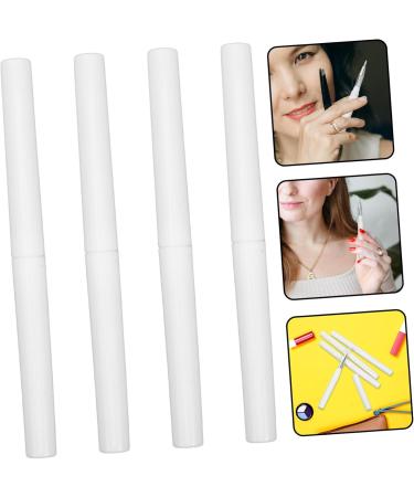 FOMIYES 4pcs Silicone Eyeshadow Lip Wands Lip Brush White Convenient Lipstick - Buy Online on GoSupps.com