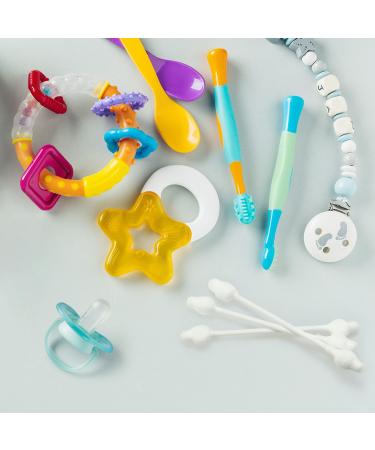 Buy Larelle Bio Baby Ear Cleaning Sticks - 60 Gentle Eco-Friendly Cotton Swabs for Safe Ear Care | GOTS Ecocert Approved - Buy Online on GoSupps.com