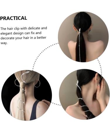 LIFKOME Diamond Snake Tiara Women Hair Accessory Hair Barrette Girl Hair Clip Hair Barrettes for Women Ponytail Barrettes Hair Ornament Ponytail Holder Clip Women Hairpin - Buy Online on GoSupps.com