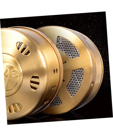 Magiclulu Kasten MOXA Burn Accessories | Portable Moxibustion & Thermostat Tool for Hair Color Tubes | 8x8cm Golden Moxa Burner Box - Buy Online on GoSupps.com