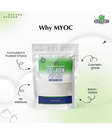Peptides de collag ne | Prot ines de qualit cosm tique pour soins de la peau lotions et gels 453 g 453g - Buy Online on GoSupps.com