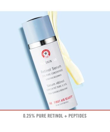 First Aid Beauty FAB Skin Lab Retinol Serum 0.25% Pure Concentrate 1.0 Oz - Anti-Aging Serum for Sensitive Skin - Buy Online on GoSupps.com