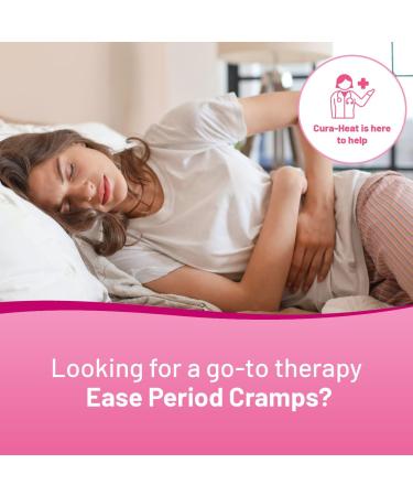 Cura-heat Period Pain Patches - 3 Count (Pack of 1) | Soothing Heat Therapy for Menstrual Cramps - Buy Online on GoSupps.com