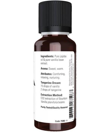 Now Foods Vanilla Oil 1% (Vanilla planifolia)30mL - Buy Online on GoSupps.com