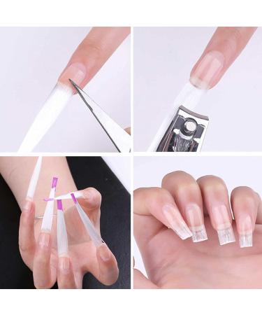 Fiberglass Nail Tips - Sturdy Lightweight Fake Nails for DIY Nail Art Nail Schools & Salons - International Shipping Available - Buy Online on GoSupps.com