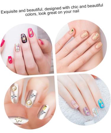 FRCOLOR 18 Boxes Nail Art Accessories Decor Nail Accessories Nail Art Charm Nail Art Studs Nail Charm Sticker 3d Diy Manicure Ornament Nail Studs Nail Art Supplies Rivet Plastic - Buy Online on GoSupps.com