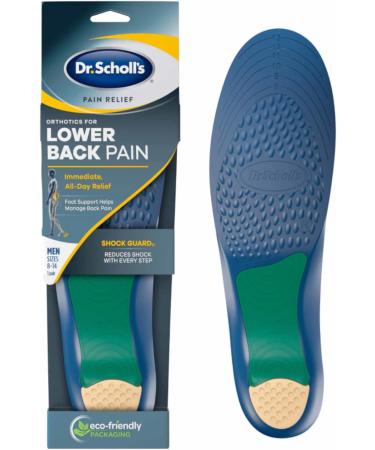 Dr. Scholl's Pain Relief Orthotics for Lower Back Pain - Men, Size 8-14 | 1 Pair - Buy Online on GoSupps.com
