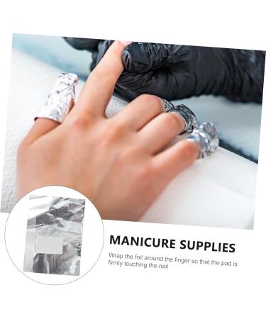 FOMIYES FOMIYES 400pcs Nail Polish Remover Sheet Nail Polish Remover Gel Polish Remover Professional Disposable Aluminum Foil Nail Set - Buy Online on GoSupps.com
