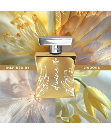 Eternal Divine EDP Inspired by J adore 3.4 oz (100ml) Long-lasting Vegan Clean Ingredients Perfume Spray 2000 sprays per bottle - Buy Online on GoSupps.com