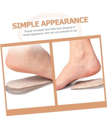 Beaupretty 1 Set Half Size Heel Pad Half Lift Cushions Unisex Heightened Heel Pads Insoles Men Portable Heel Pads Practical Heightened Pads Self-Adhesive Shoe Insole Unisex Heel Cushions - Buy Online on GoSupps.com