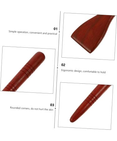 Lurrose Acupuncture Point Massage Device | Handmade Wooden Stick for Face & Foot | Jade Visual Massage Tool | Vietnamese Rosewood - International Shipping - Buy Online on GoSupps.com