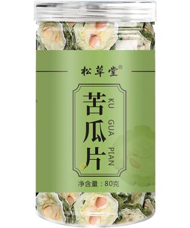 HQZM Natural Herbal Tea Healthy TeaDried Bitter Melon TeaBitter Melon Slices Fresh Farm Bitter Melon Tea 80g - Buy Online on GoSupps.com