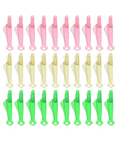 30 Pcs Sewing Machine Needle Threader Fish Type Quick Sewing Threader Embroidery Floss Automatic Sewing Craft DIY Tool