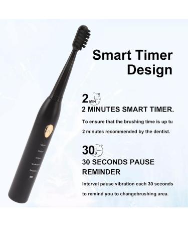 Haofy Electric Toothbrush - Soft Bristles Washable All-in-One Intelligent Timer for Women - Best International Shipping - Buy Online on GoSupps.com