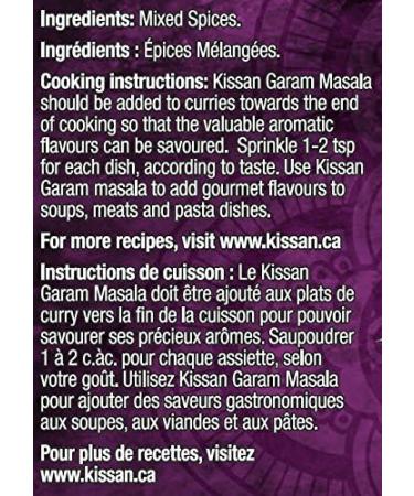 Kissan Garam Masala 120 g Quick & Easy Authentic Indian Spice Blend for Vegetarian & Non-Vegetarian Cooking - Buy Online on GoSupps.com