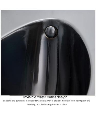 Household Items Black Wall-Mounted Male Urinal Stainless Steel Smart Sensor Urinal Small Vertical Toilet for Bars Shopping Malls Scenic Spots Clubhouses Public Toilets S (A) - Buy Online on GoSupps.com