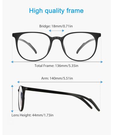 Rarri Blue Light Filter Glasses - Mantic | Anti-Blue Light & UV Protection - Gamer Glasses for PC TV Tablet & Mobile - Improve Sleep - Classic Black - Buy Online on GoSupps.com