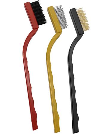 Stove Brush Metal Fiber Brush Strong Decontamination Small Gap Kitchen Tools - Buy Online on GoSupps.com