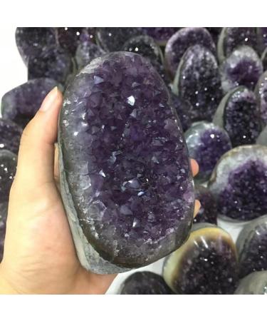 Natural Crystal Rough Specimen Natural Uruguay Amethyst Geode Cluster s SpecimenQuartz Crystal Stone Home DecorationStone Full of Texture