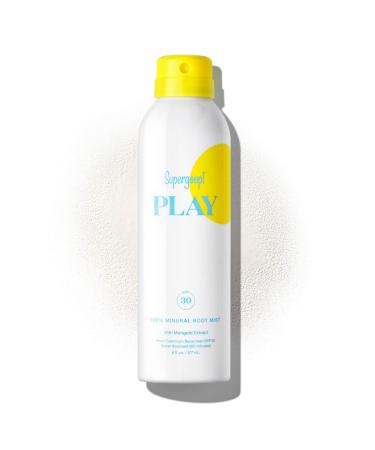Supergoop! PLAY 100% Mineral Sunscreen SPF 30 Mist  6 fl oz - Reef Friendly Sunscreen Spray - Full Coverage Body Sunscreen for Sensitive Skin - Water & Sweat Resistant - Great for Active Days - Buy Online on GoSupps.com