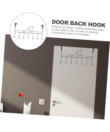 SOESFOUFU Cabinet Towel Holder Wall Mount Coat Rack Hat Hangers Outdoor Hooks Over The Drawer Rack Cupboard Door Hanging Storage - Buy Online on GoSupps.com