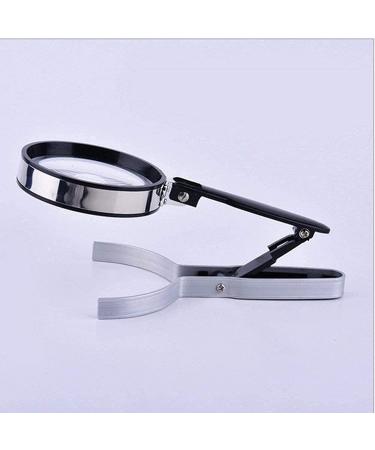 Spacmirrors Magnifying Glass Desktop HD Magnifying Glass for Elderly Youth Book Reading Map Zoom Dense Electronic Zoom 2x/4x Folding Handheld Magnifying Glass Magnifier
