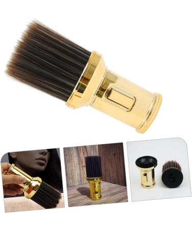 Beatifufu Body Powder Brush Hair Salon Shaving Brush Hairdressing Neck Duster Barber Supplies Hairdressing Brush Barber Brush Neck Duster Salon Shave Brush Styling Cleaning Brush 13.5x6.cm Golden - Buy Online on GoSupps.com