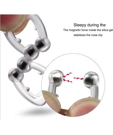 Anti Snore Nose Clip - Silicone Magnetic Snoring Solution (5pcs) - Professional Stop Snoring Device for Men and Women - Buy Online on GoSupps.com