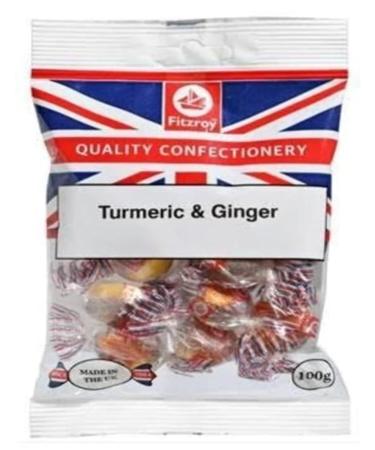 Fitzroy Turmeric & Ginger 100g Box of 12-Fd