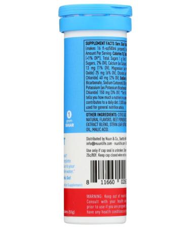 Nuun Active: Fruit Punch Electrolyte Enhanced Drink Tablets (2-Pack of 10) Fruit Punch 2 Count (Pack of 10) - Buy Online on GoSupps.com