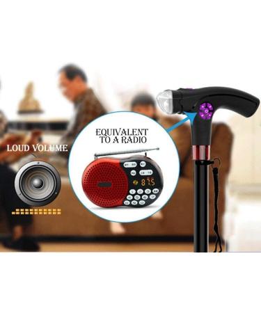 Canes Walking Stick Elderly Intelligent Alarm Height Adjustment Walker Climbing Walker Aluminum Alloy Walking Stick Star of Light - Buy Online on GoSupps.com