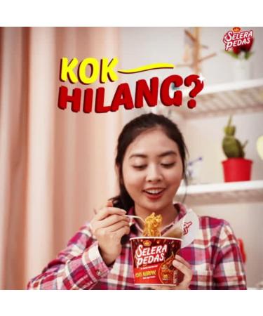 Mi ABC Cup Goreng Fried Noodles Spicy fried Noodles Beef Flavour 80g - 12 Pack - Product of Indonesia - Buy Online on GoSupps.com