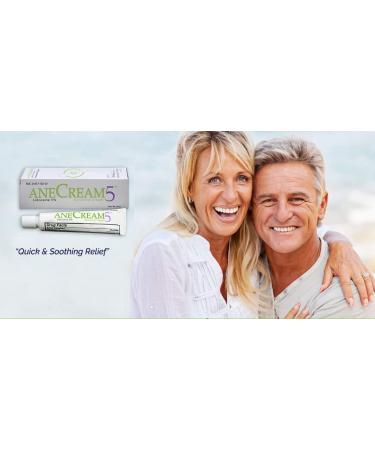 AneCream5 5% Lidocaine Numbing Cream - Maximum OTC Strength Medical Grade Anesthetic, 30g Tube for Local & Anorectal Use | Hemorrhoid Treatment - Buy Online on GoSupps.com