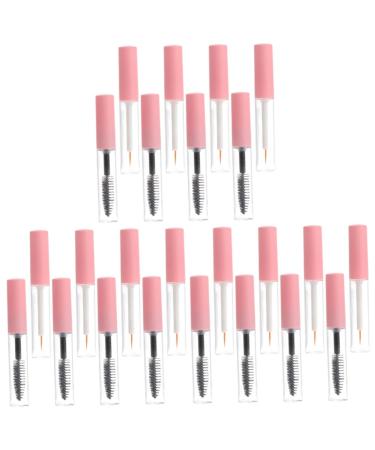 Didiseaon 3 Sets Eyeliner Stick Mascara Tubes Empty Glass Containers Miss Stick Tube The Pet Eyelash Pink