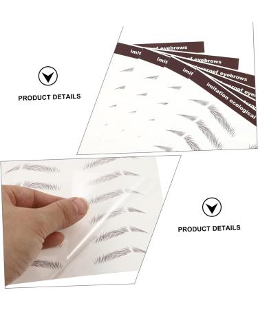 POPETPOP 6pcs Eyebrow Stickers 3d Stickers False Eyebrows Stickers Makeup Brow Sticker Miss - Buy Online on GoSupps.com